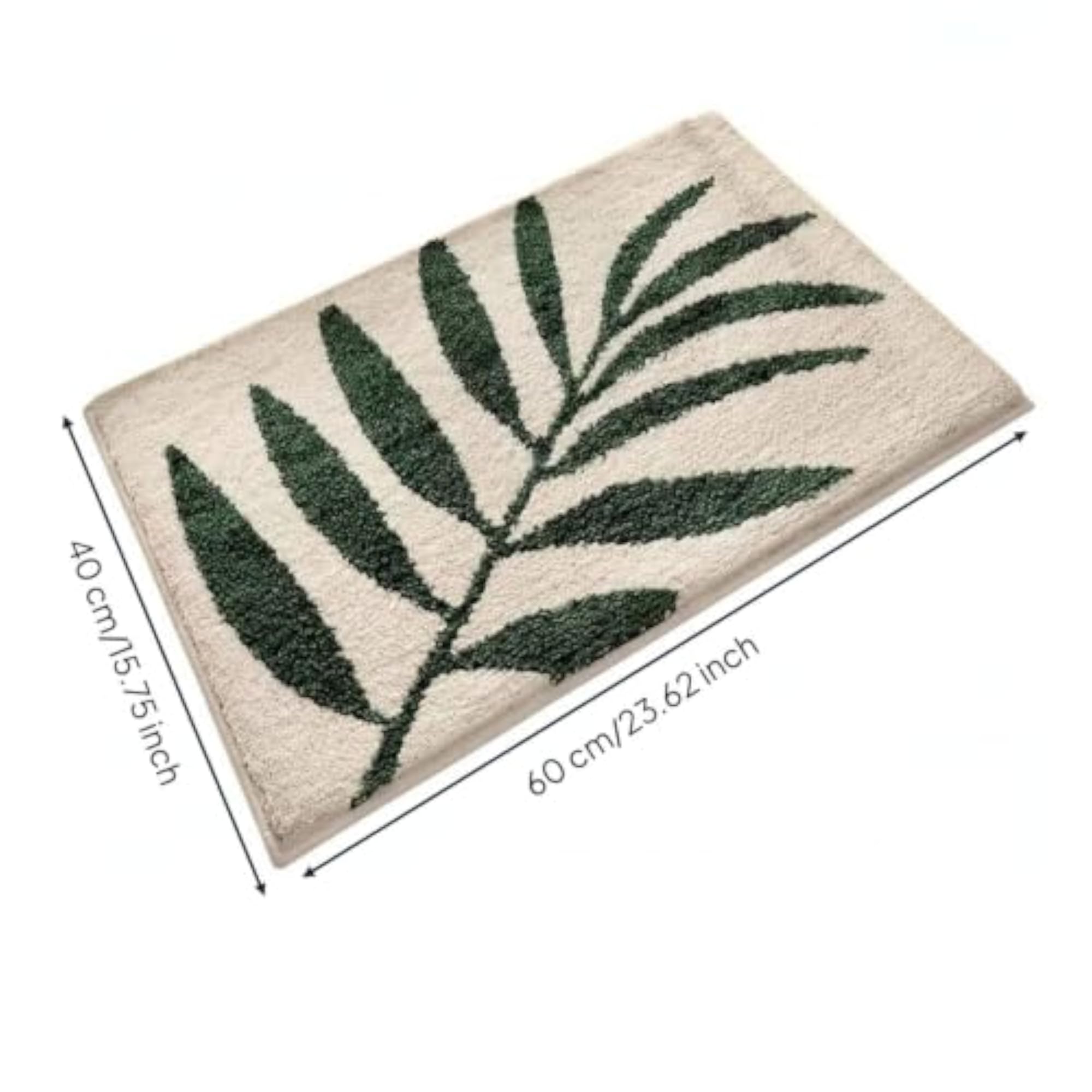 Faux Cashmere Absorbent Bathroom Floor Mat